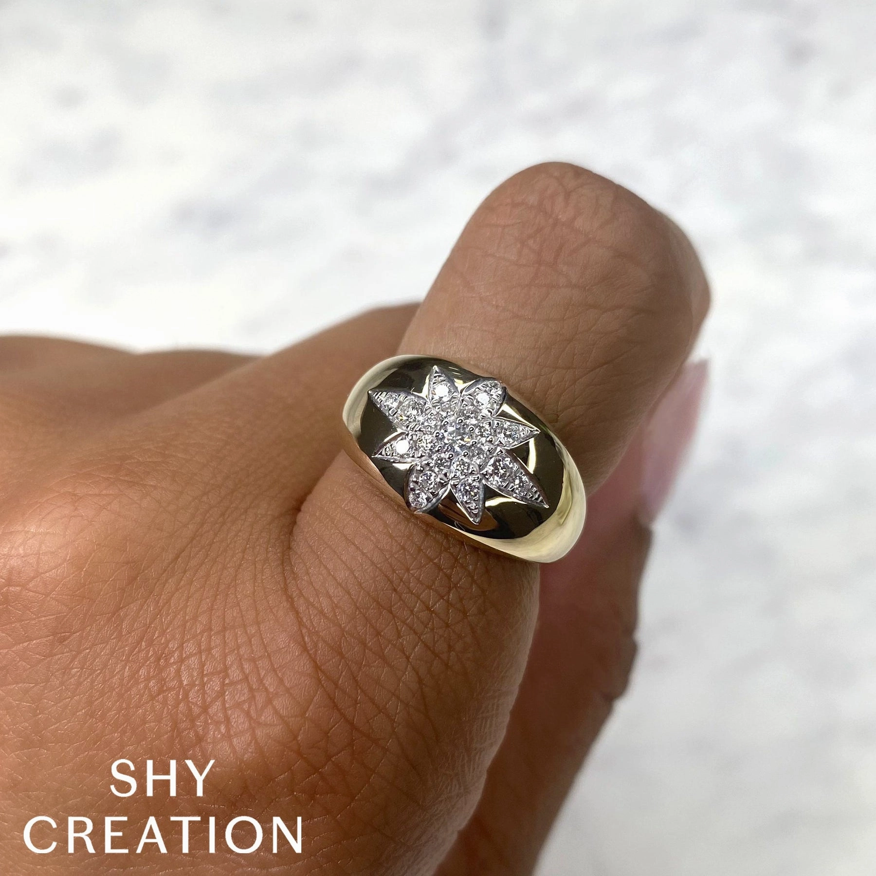 0.33CT DIAMOND STAR RING SC22009103RD