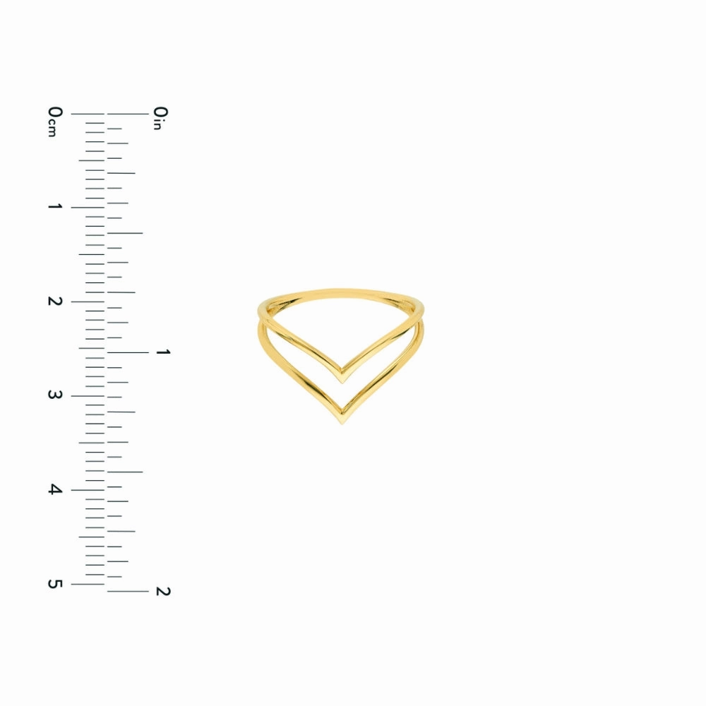 14k Gold Double Wire Ring