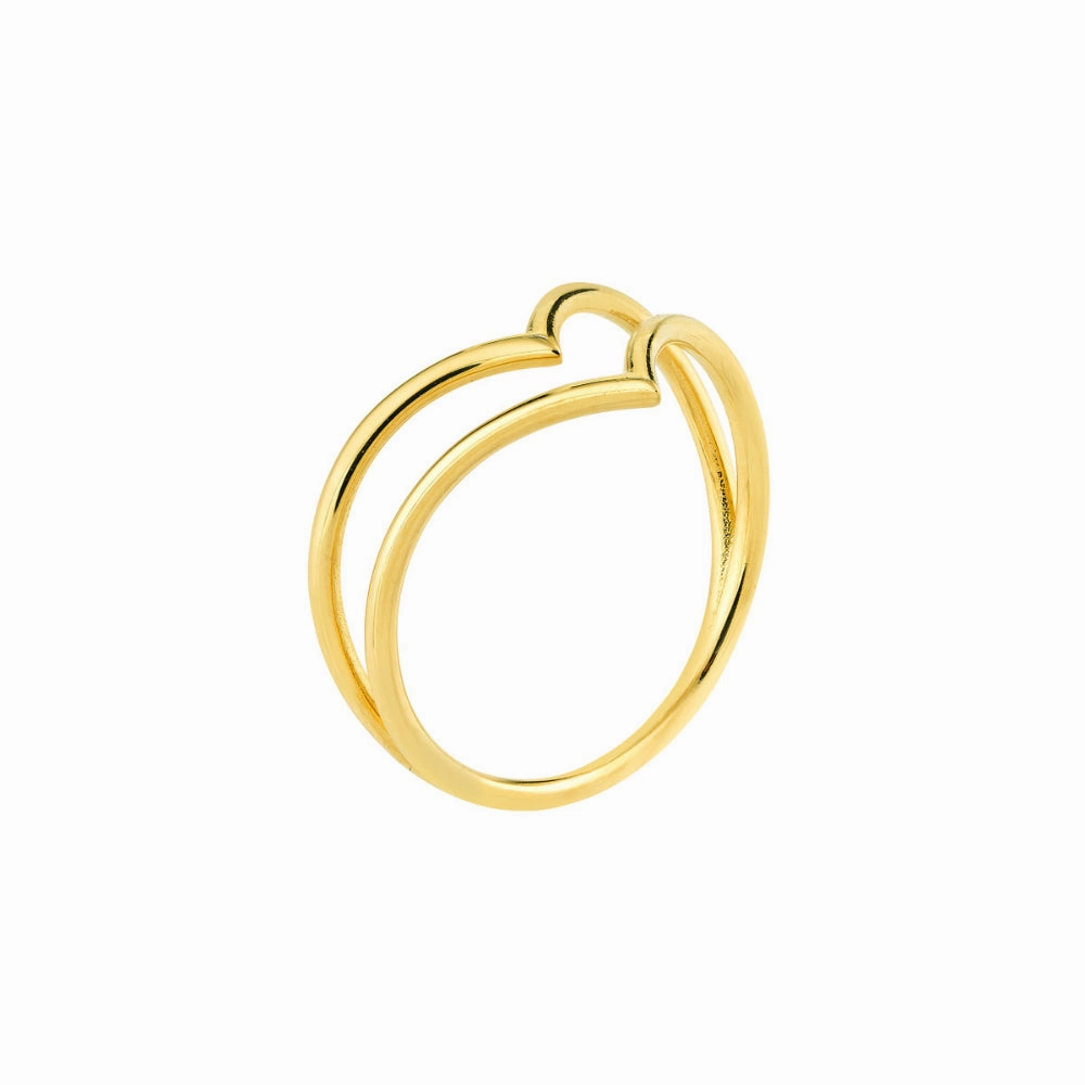 14k Gold Double Wire Ring
