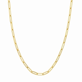 14K Paper Clip Chain 3.80Mm 4680315