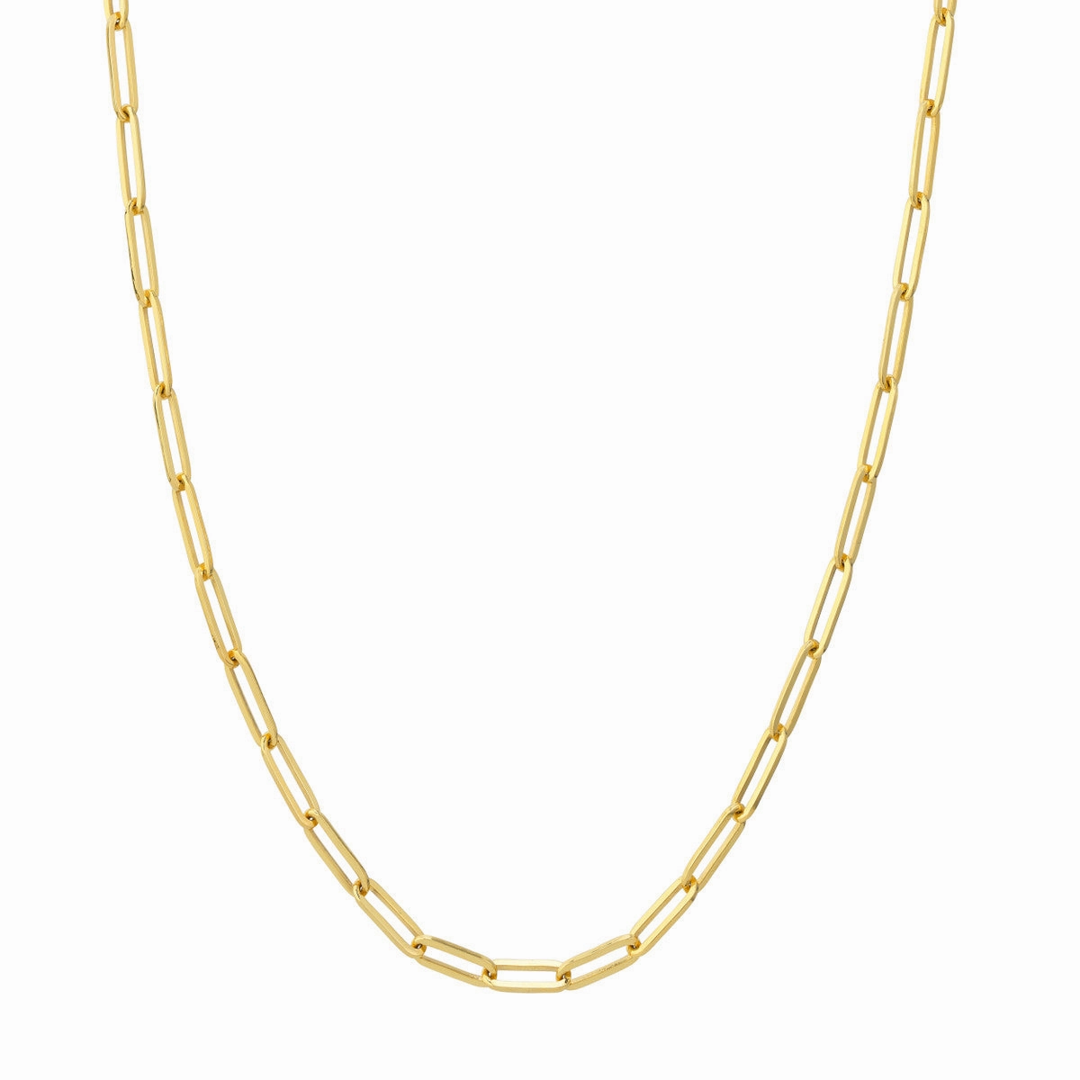 14K Paper Clip Chain 3.80Mm 4680315
