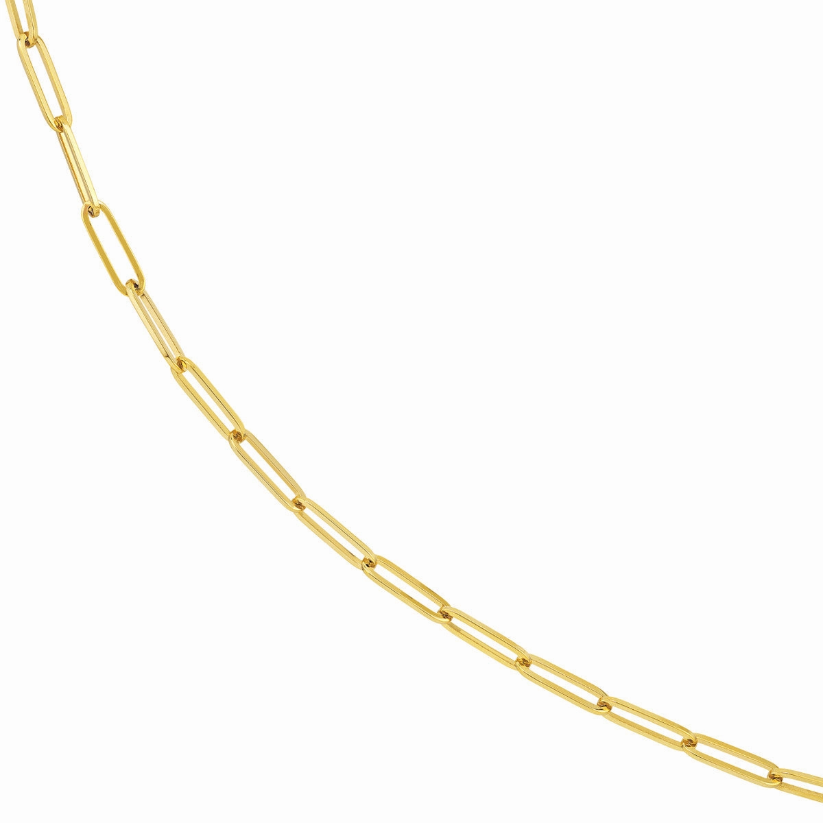 14K Paper Clip Chain 5.1Mm 4680313