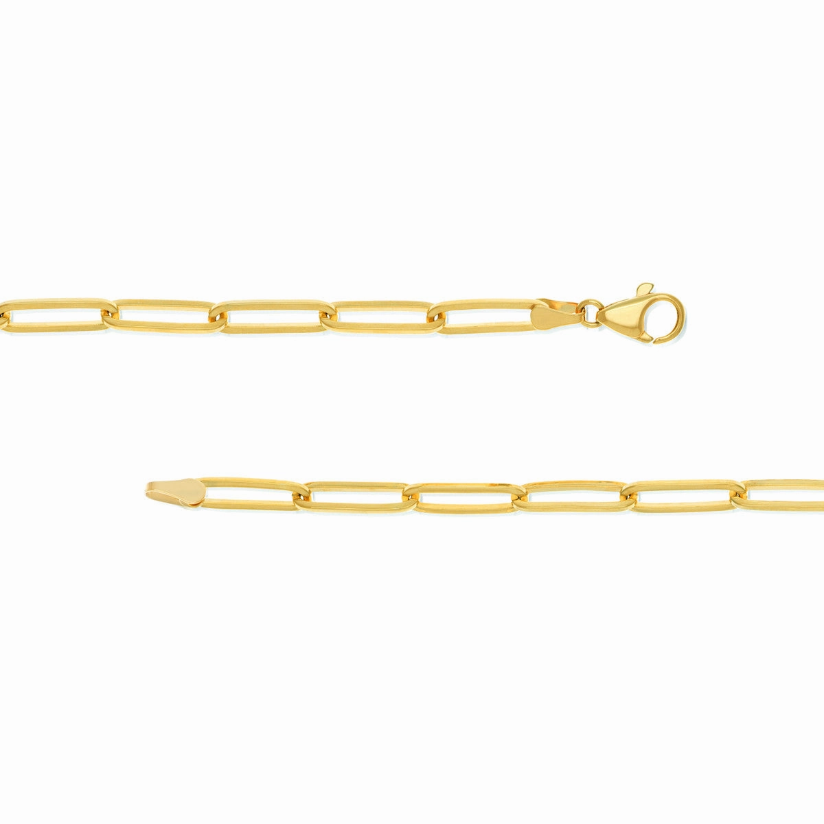 14K Paper Clip Chain 5.1Mm 4680313