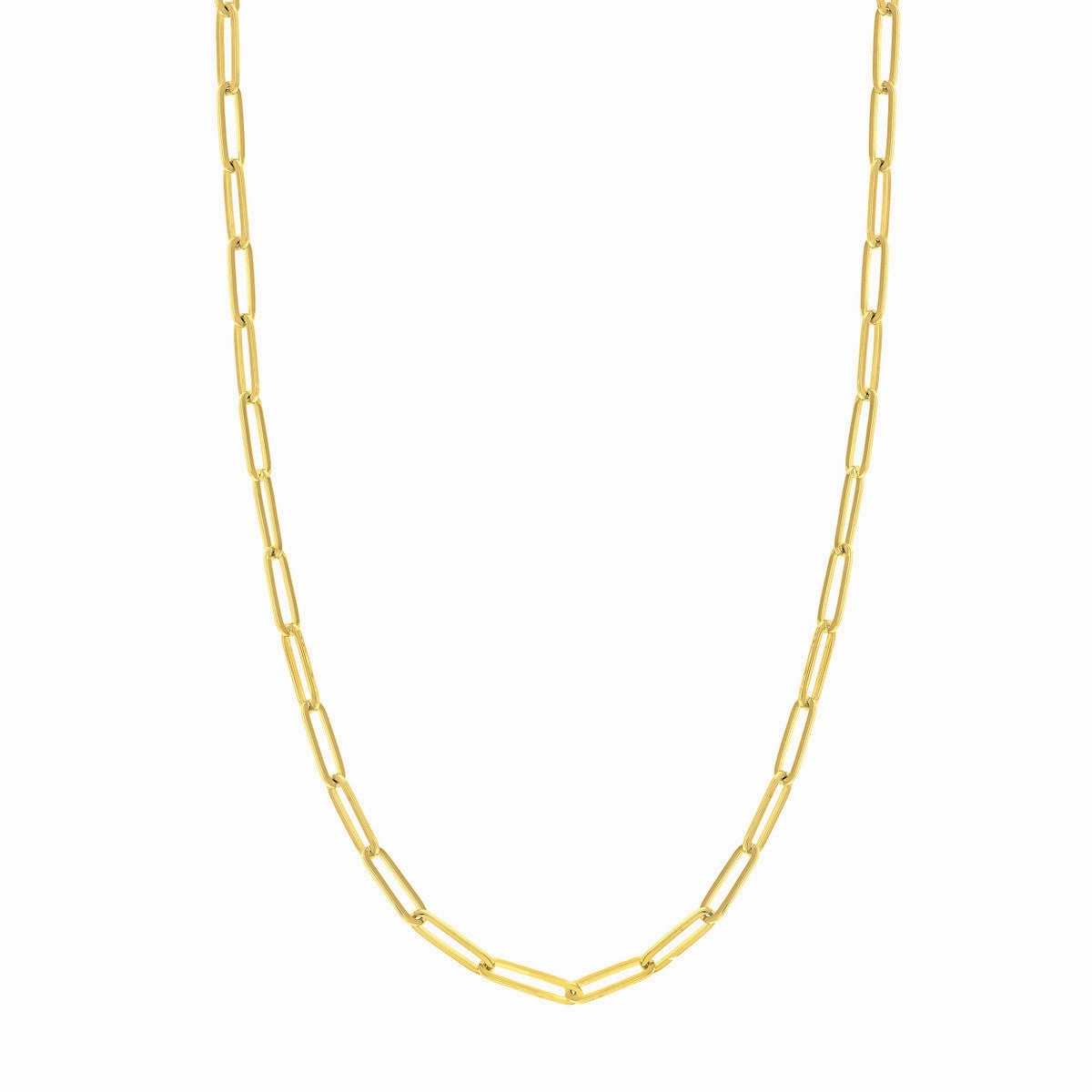 14K Paper Clip Chain 5.1Mm 4680313
