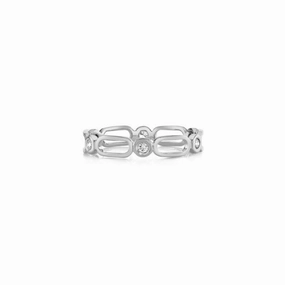 14K White Gold Ring