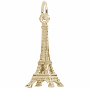 14K Yellow Gold Eiffel Tower Charm