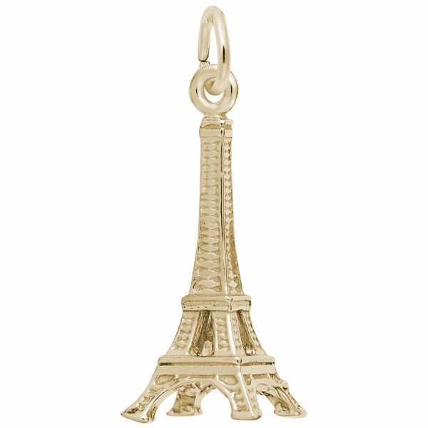 14K Yellow Gold Eiffel Tower Charm