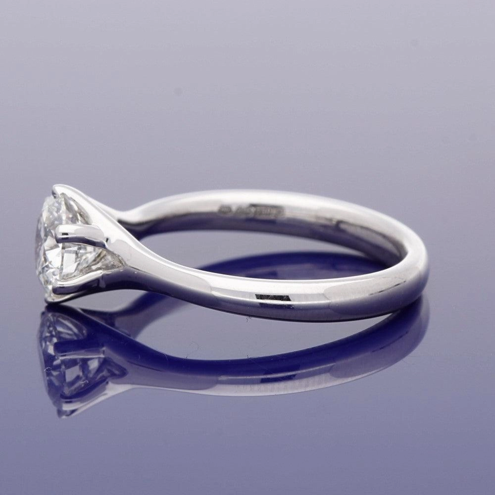 18ct White Gold 1.02ct Diamond Solitaire Engagement Ring