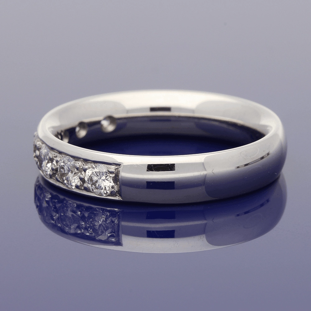 18ct White Gold Diamond 4mm Eternity Ring