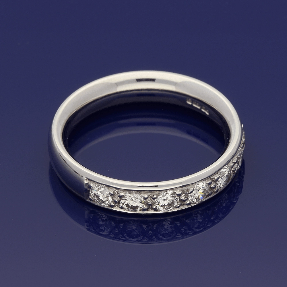 18ct White Gold Diamond 4mm Eternity Ring
