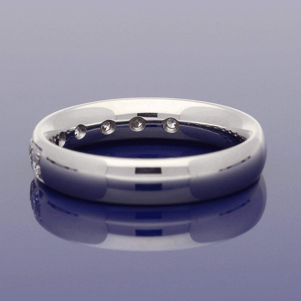 18ct White Gold Diamond 4mm Eternity Ring