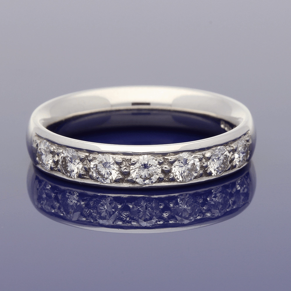 18ct White Gold Diamond 4mm Eternity Ring