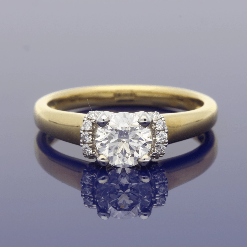 18ct Yellow Gold 0.81ct Certificated Diamond Engagement Ring