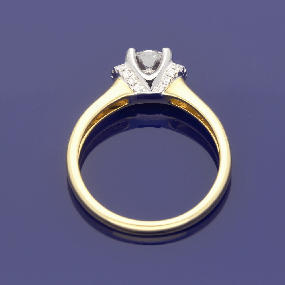 18ct Yellow Gold 0.81ct Certificated Diamond Engagement Ring