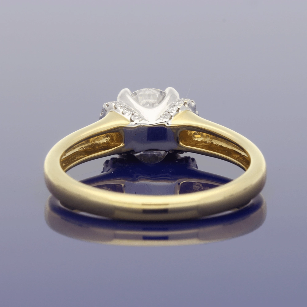 18ct Yellow Gold 0.81ct Certificated Diamond Engagement Ring