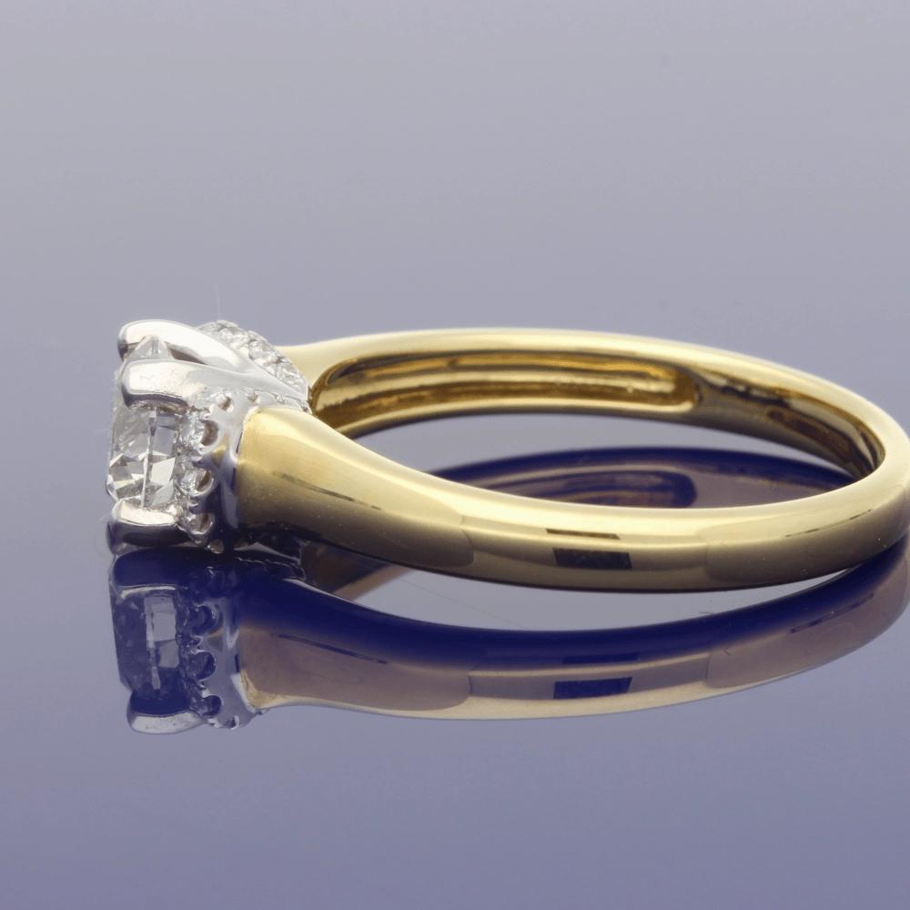 18ct Yellow Gold 0.81ct Certificated Diamond Engagement Ring