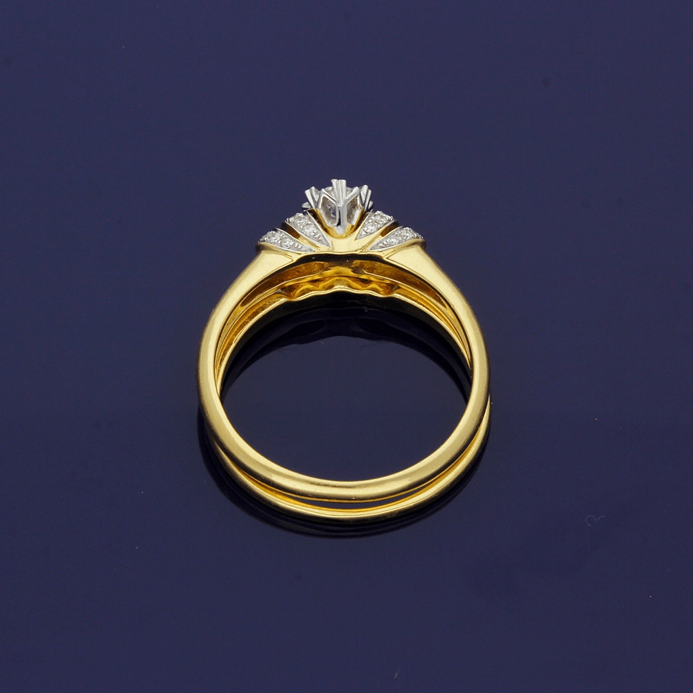 18ct Yellow Gold Diamond Bridal Set