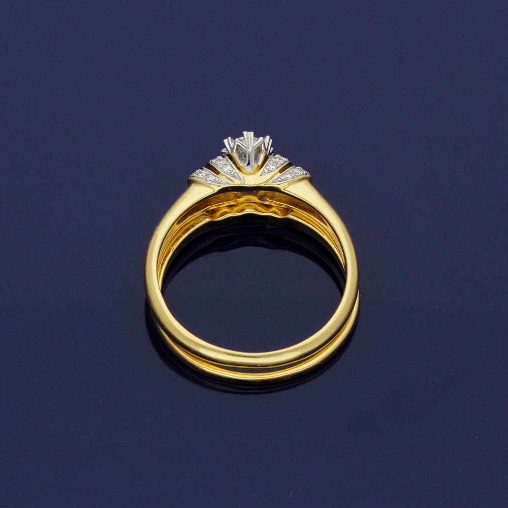 18ct Yellow Gold Diamond Bridal Set