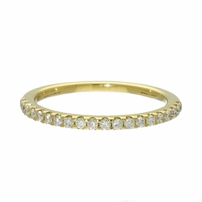 18ct Yellow Gold Diamond Half Eternity Ring