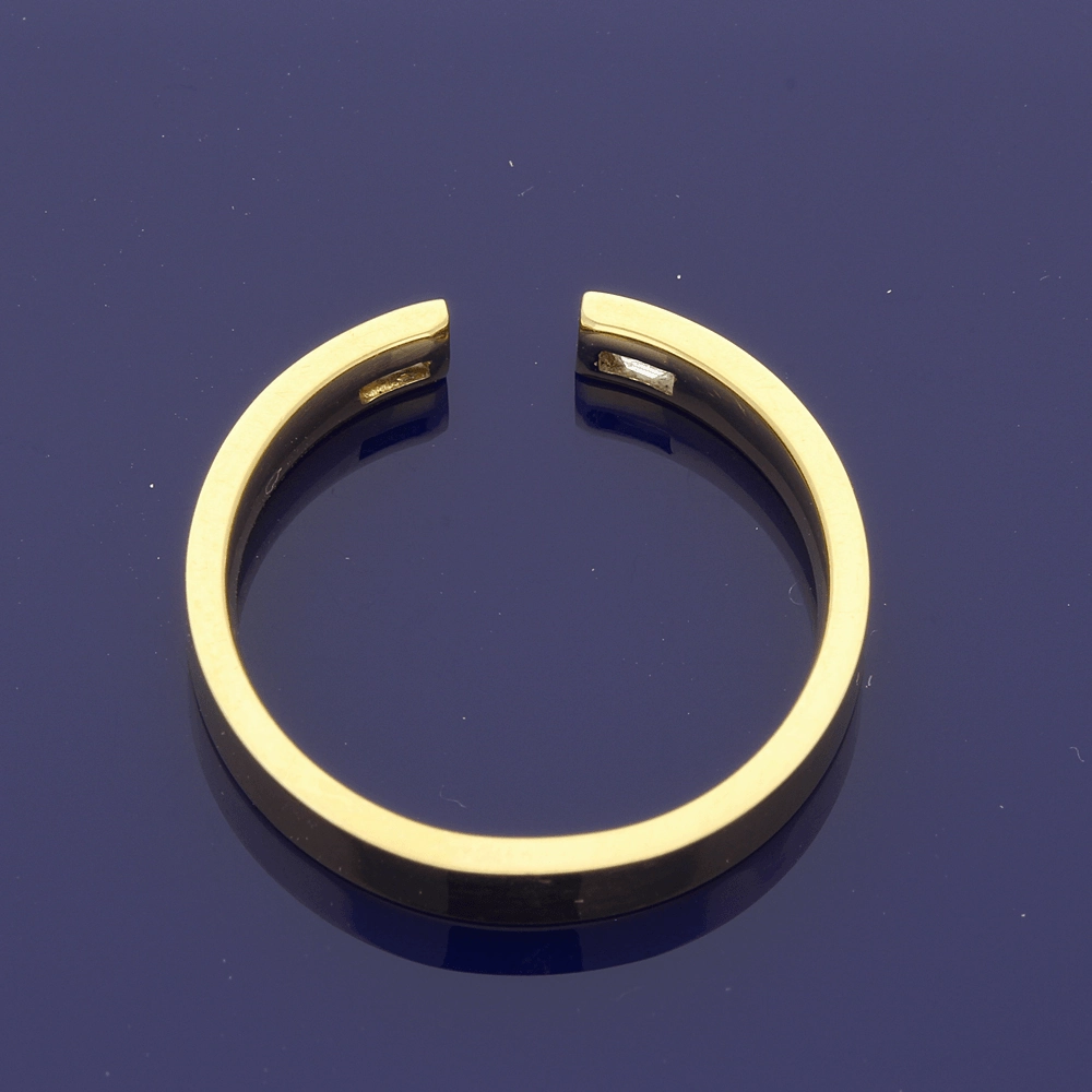 18ct Yellow Gold Horseshoe Shaped Wedding Ring