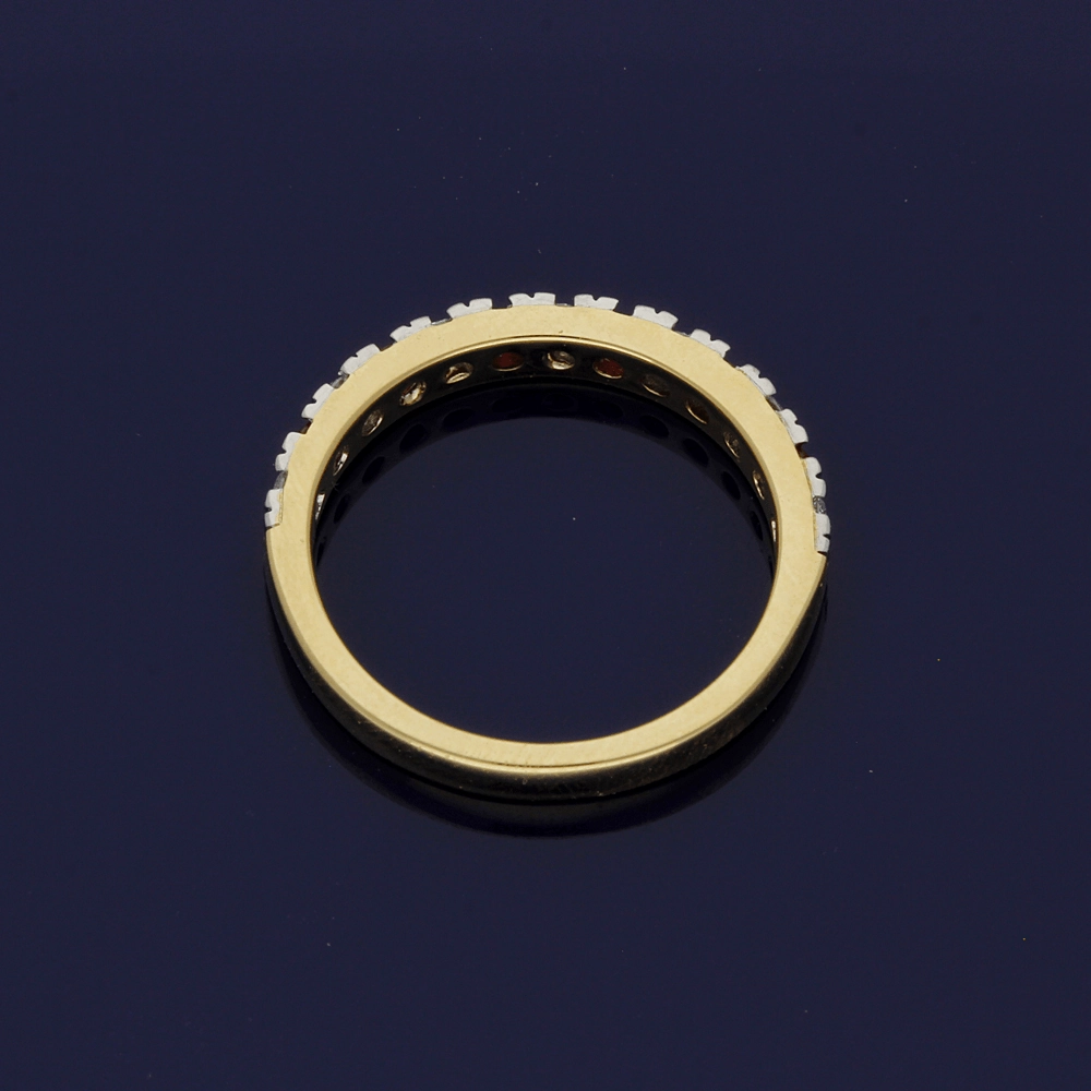 18ct Yellow Gold Ruby & Diamond Eternity Ring