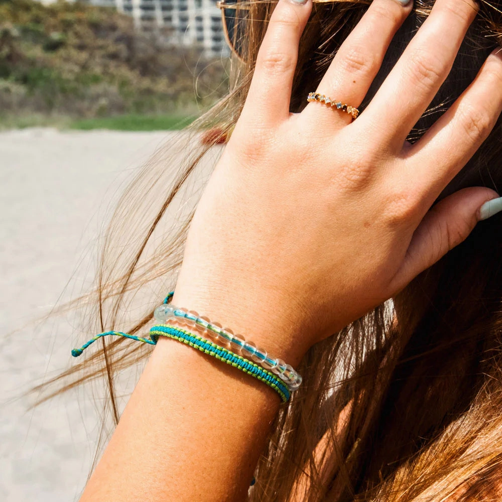 4Ocean April 2024 Limited Edition Earth Day Braided Bracelet