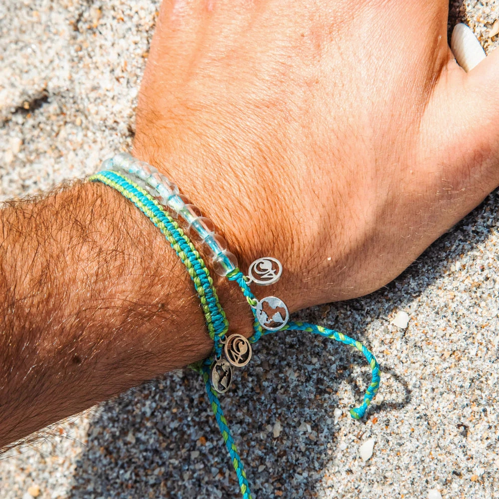 4Ocean April 2024 Limited Edition Earth Day Braided Bracelet