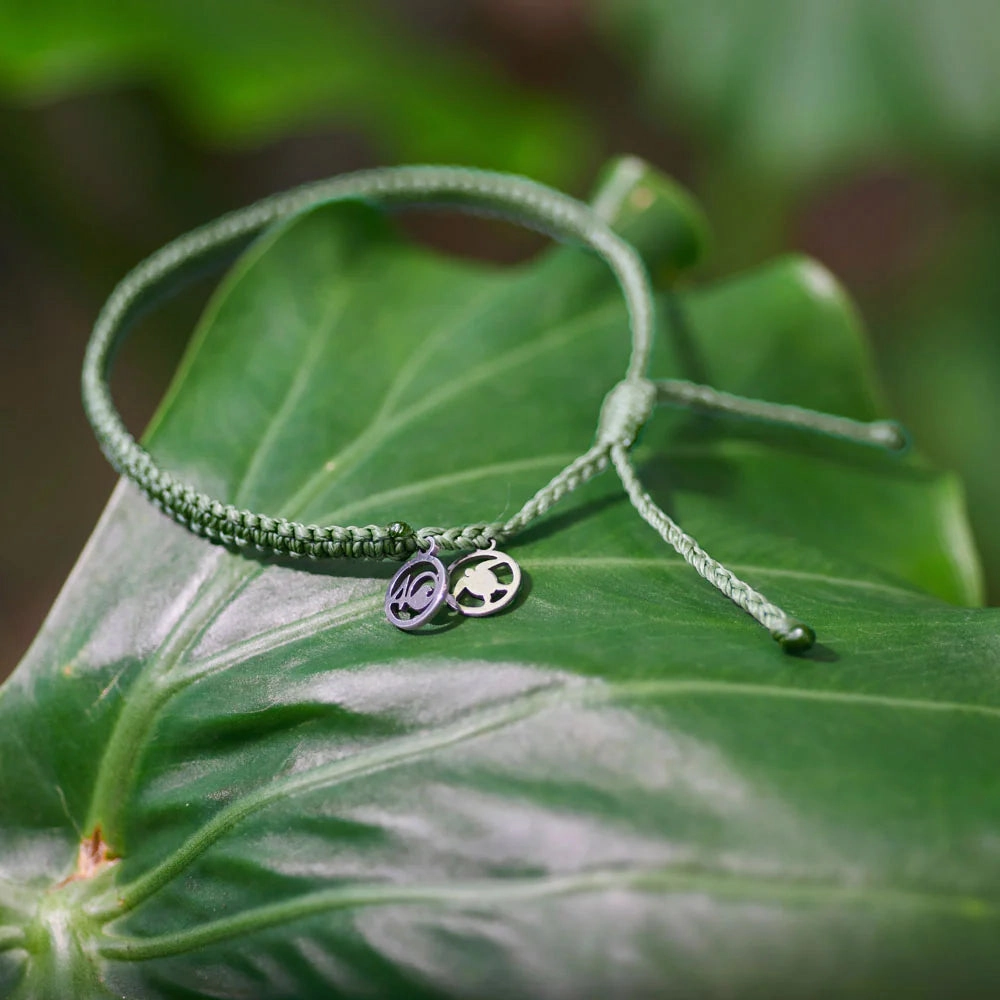 4Ocean Loggerhead Sea Turtle Braided Bracelet