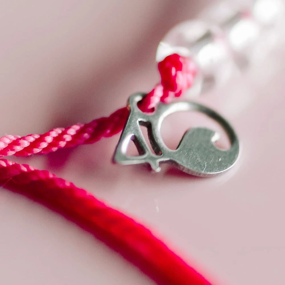 4Ocean Pink Flamingo Beaded Bracelet