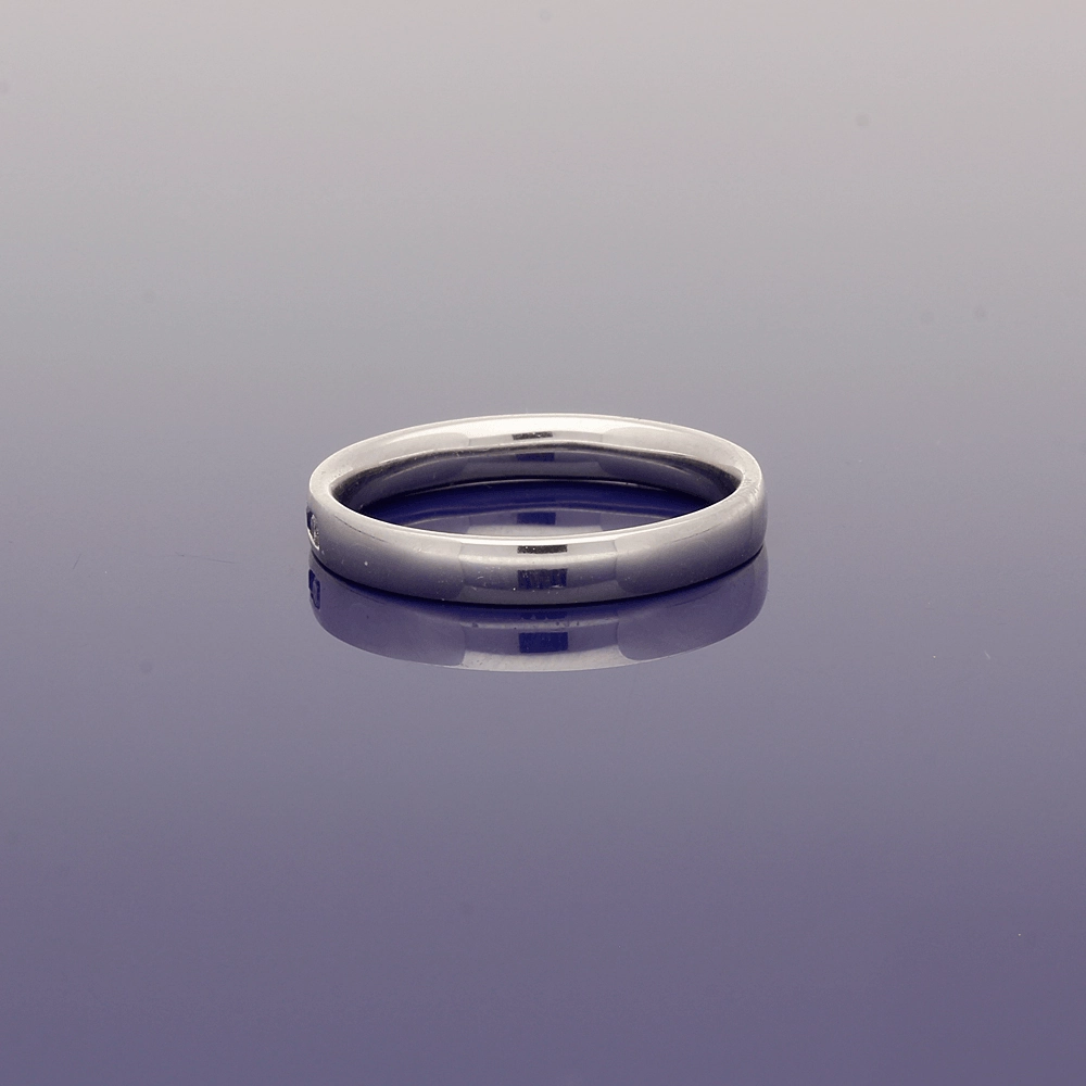 9ct White Gold Sapphire & Diamond Half Eternity Ring