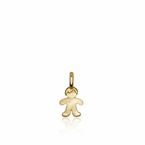 Alex Woo 14K Yellow Gold Mini Addition Boy