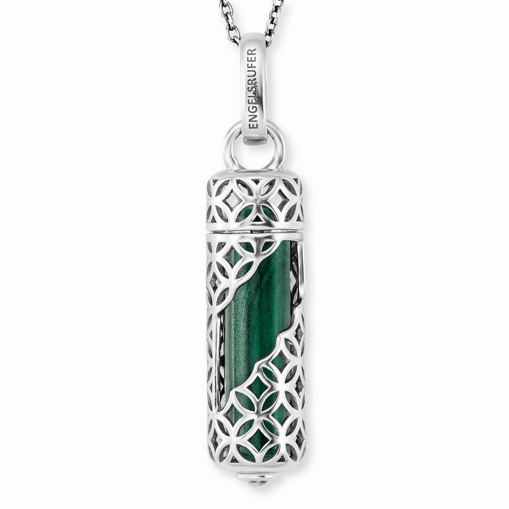 Angel Whisperer Malachite Powerful Stone Necklace ERN-HEAL-ML-M