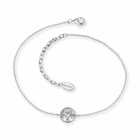 Angel Whisperer Silver Tree of Life Ankle Chain ERF-LILTREE