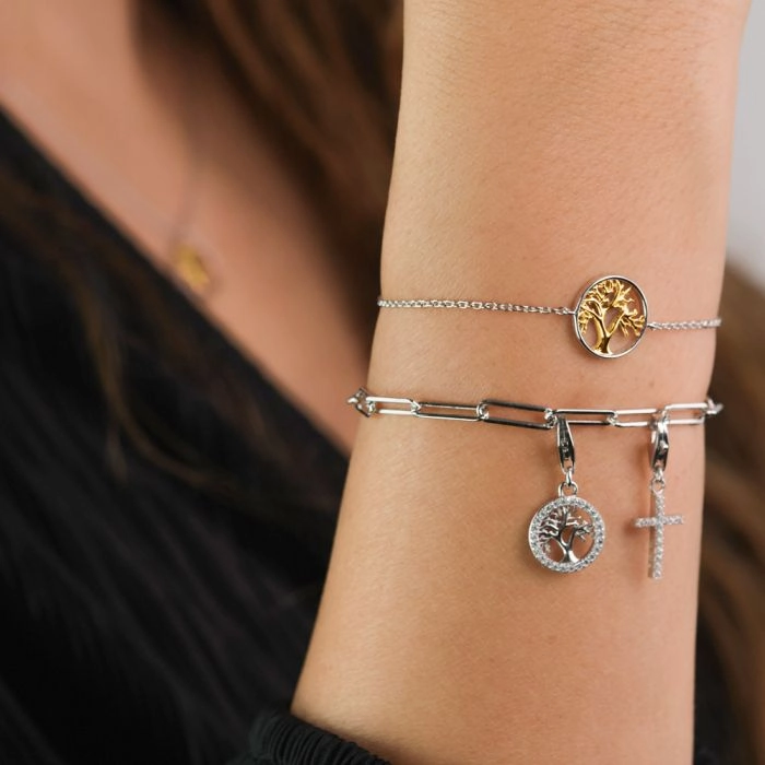 Angel Whisperer Silver Tree of Life Bracelet ERB-LILTREE-BIG