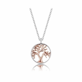 Angel Whisperer Silver Tree of Life Necklace ERN-LILTREE-BICOR