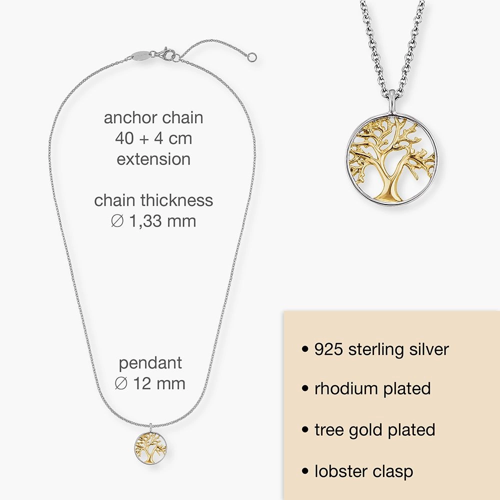 Angel Whisperer Silver Tree of Life Necklace ERN-LILTREE-BIG