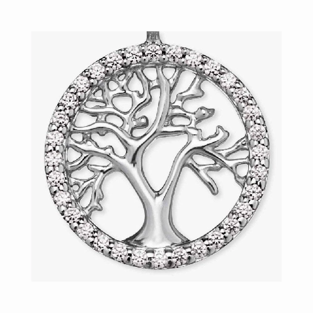 Angel Whisperer Silver Tree of Life Necklace ERN-LILTREE-ZI