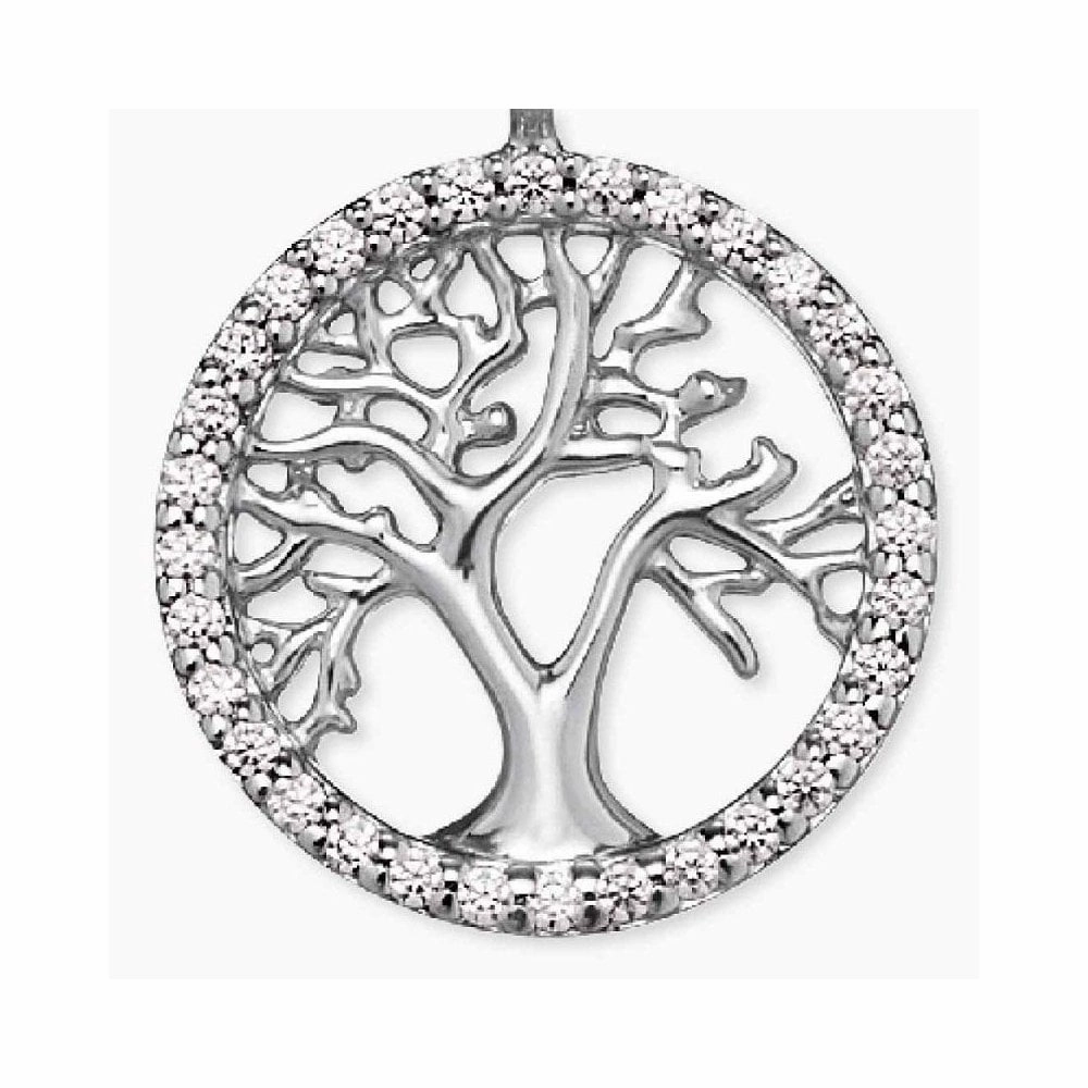 Angel Whisperer Silver Tree of Life Necklace ERN-LILTREE-ZI