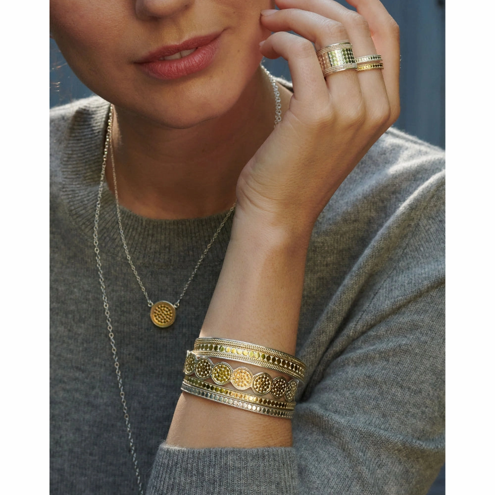 Anna Beck Classic Multi-Disc Cuff Bracelet