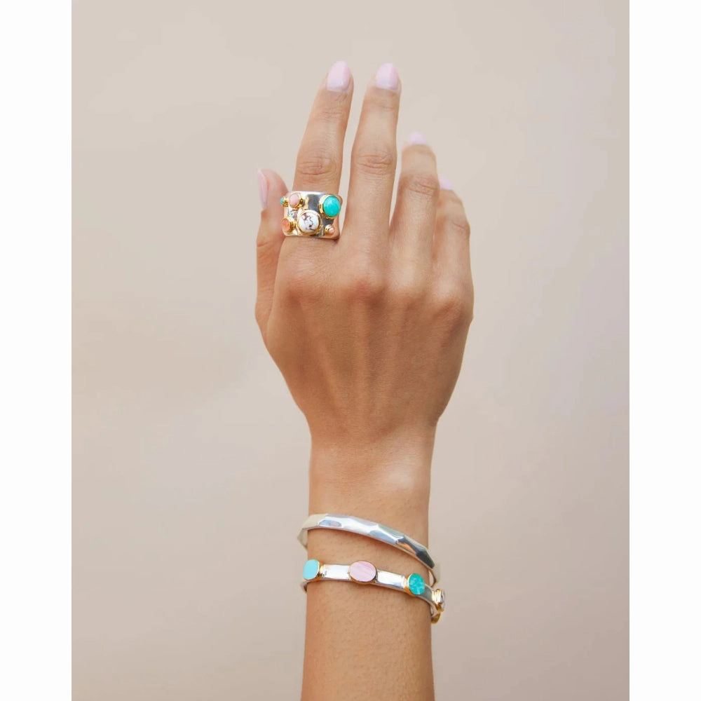 Anna Beck Raised Multi-Stone Cuff