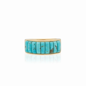 Anna Beck Rectangular Turquoise Multi-Stone Ring