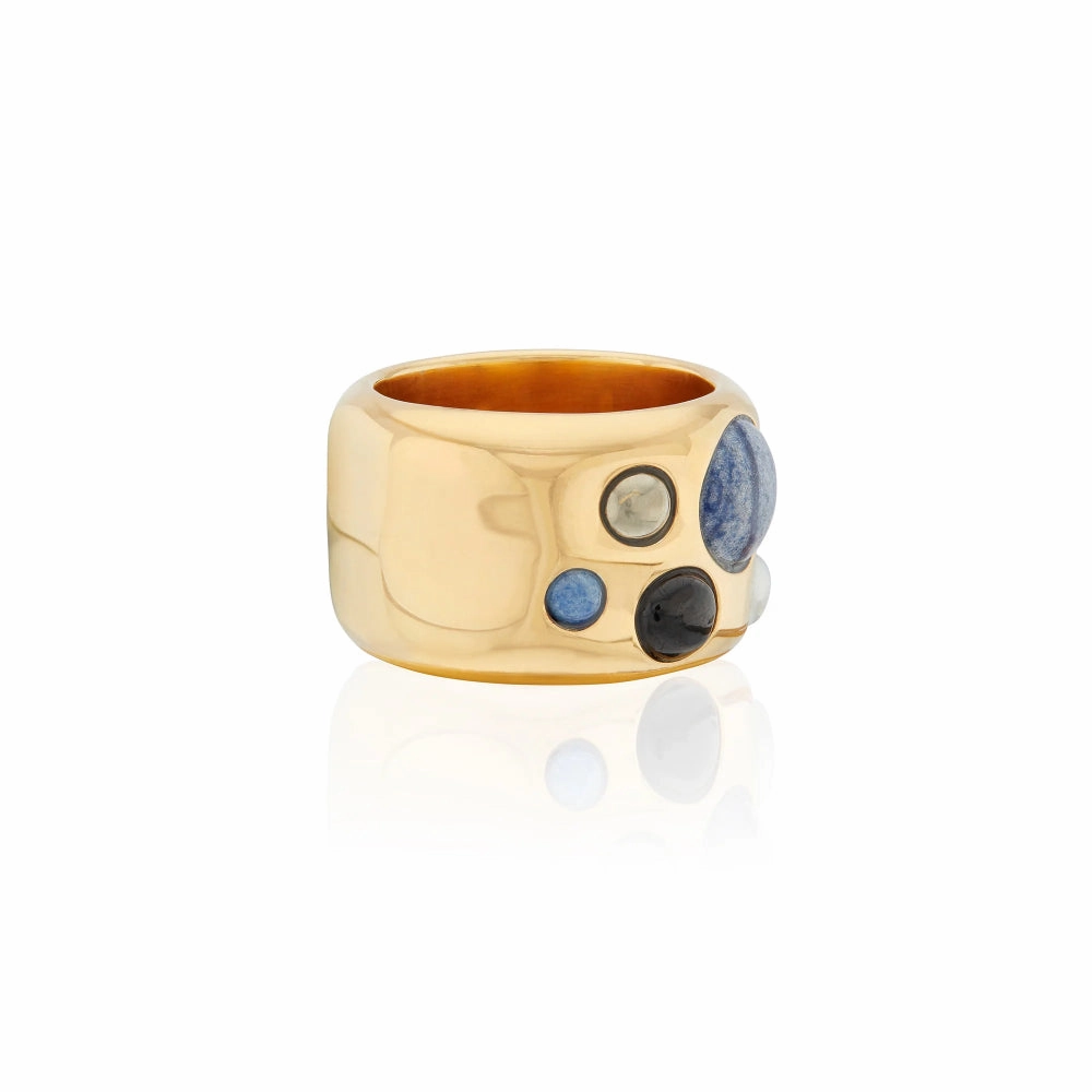 Anna Beck Wavy Multi Stone Ring