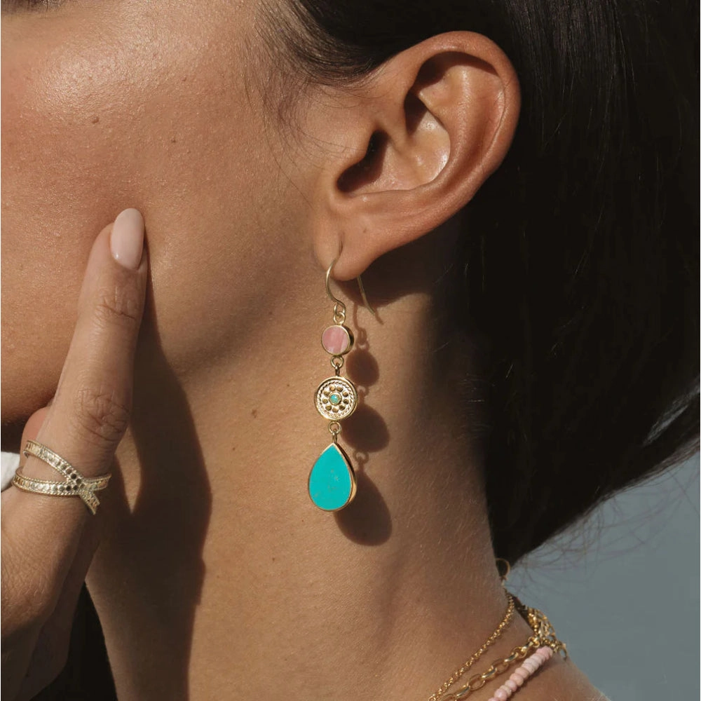 Anna Beck Zorro Triple Drop Earrings