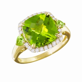 Bellarri Forever Young 14k Gold Peridot Ring