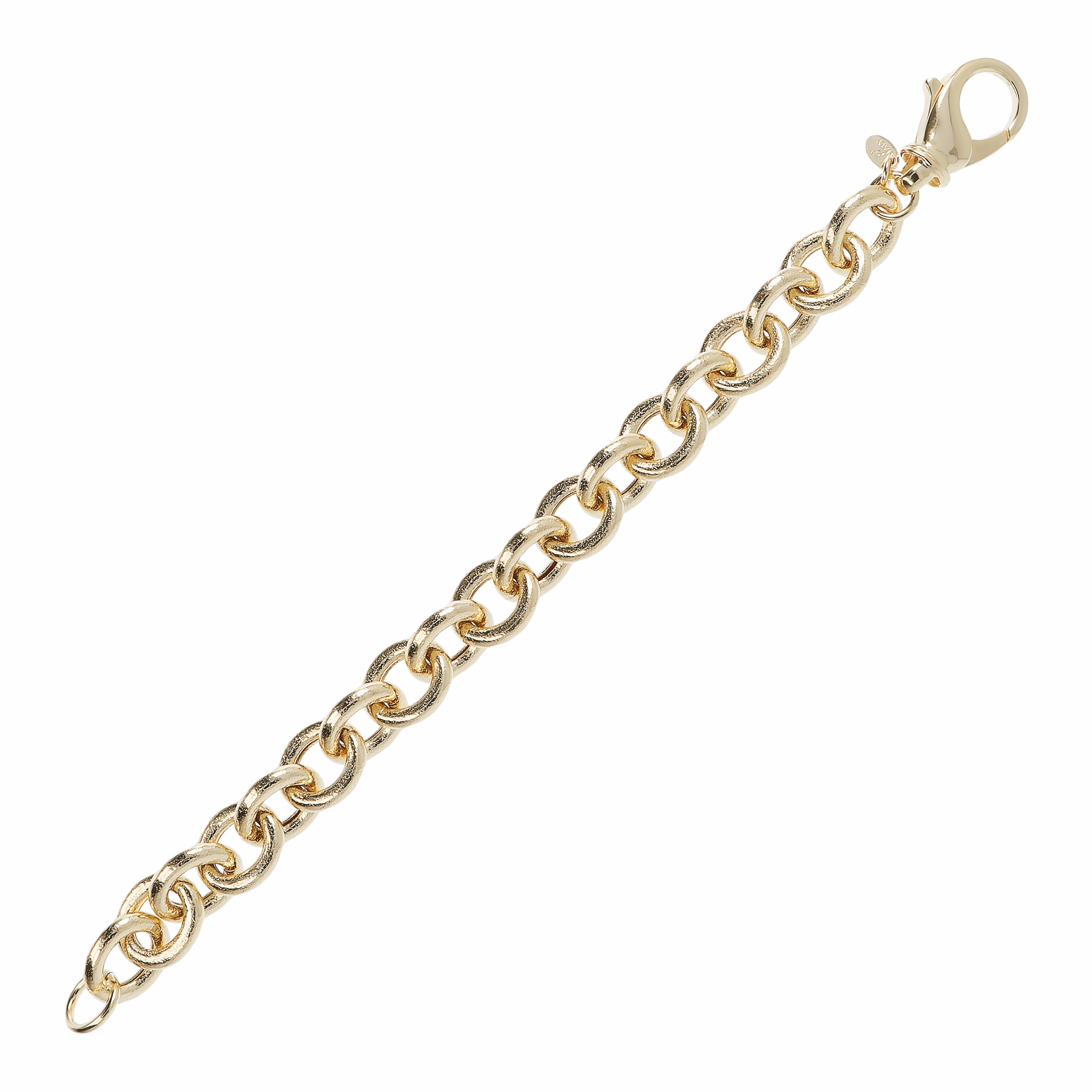Bellissimo Bronzo Italian Satin Oval Rolo Bracelet