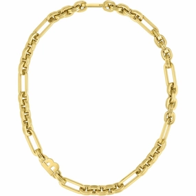 Boss Jewellery Ladies Gold Plated Link Necklace 1580327
