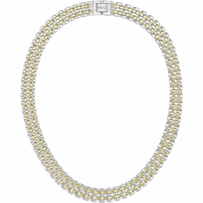 Boss Jewellery Ladies Isla Two Tone Link Necklace 1580548