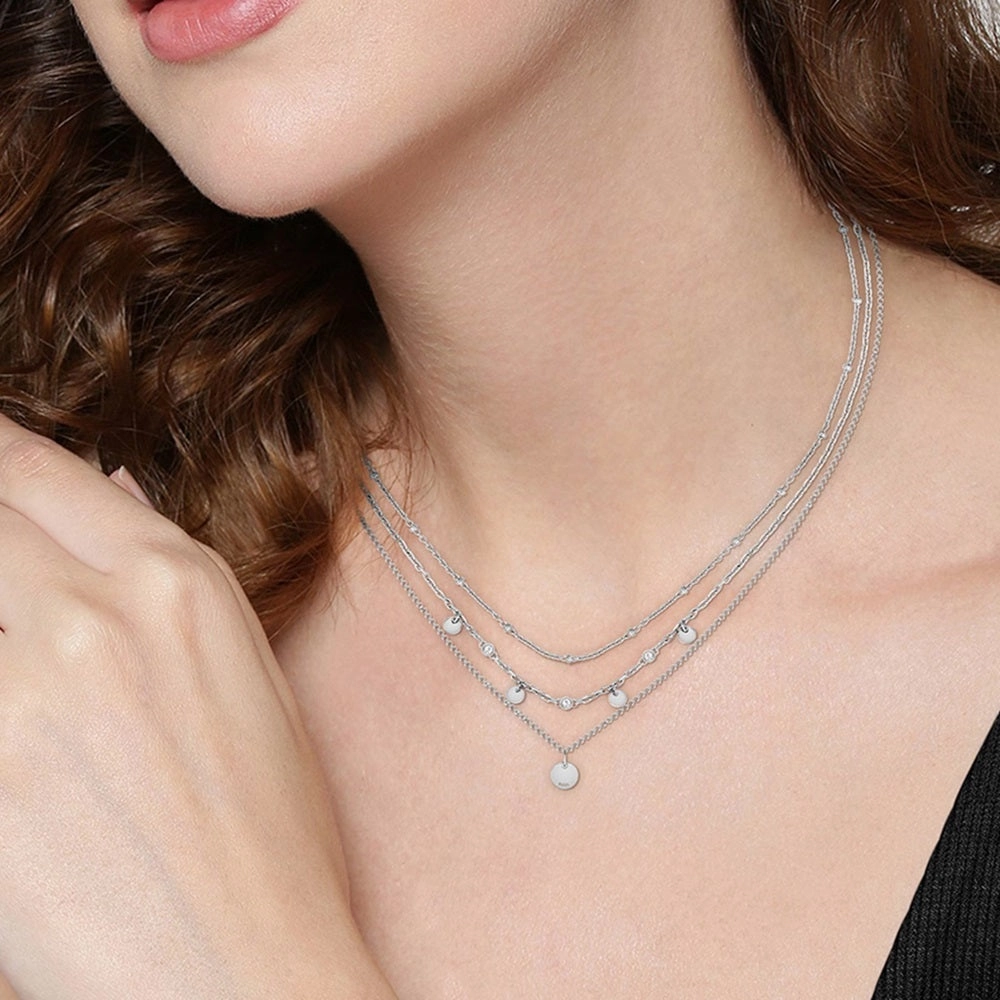 BOSS Jewellery Ladies Stainless Steel Layered Necklace 1580330