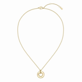 Boss Jewellery Live Circle Gold Plated Ladies Necklace 1580684