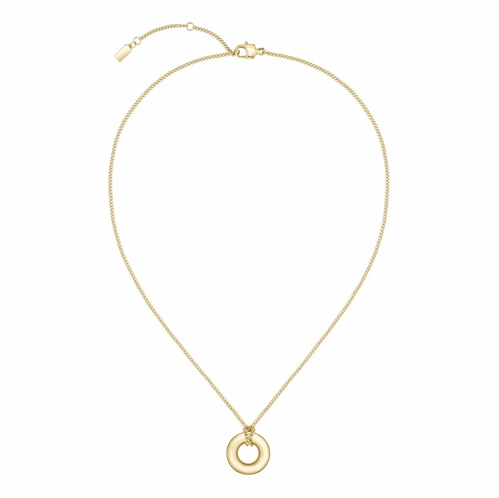 Boss Jewellery Live Circle Gold Plated Ladies Necklace 1580684